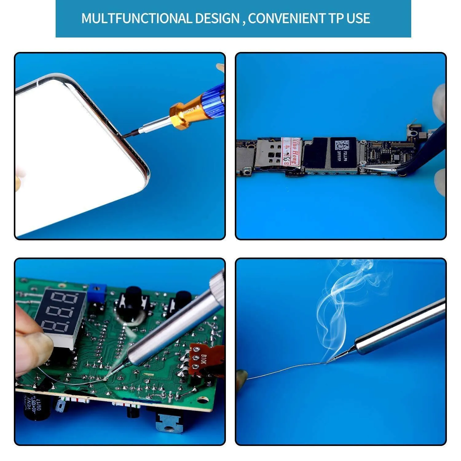 13.8" X 9.8" Magnetic Soldering Silicone Heat Insulation Mat