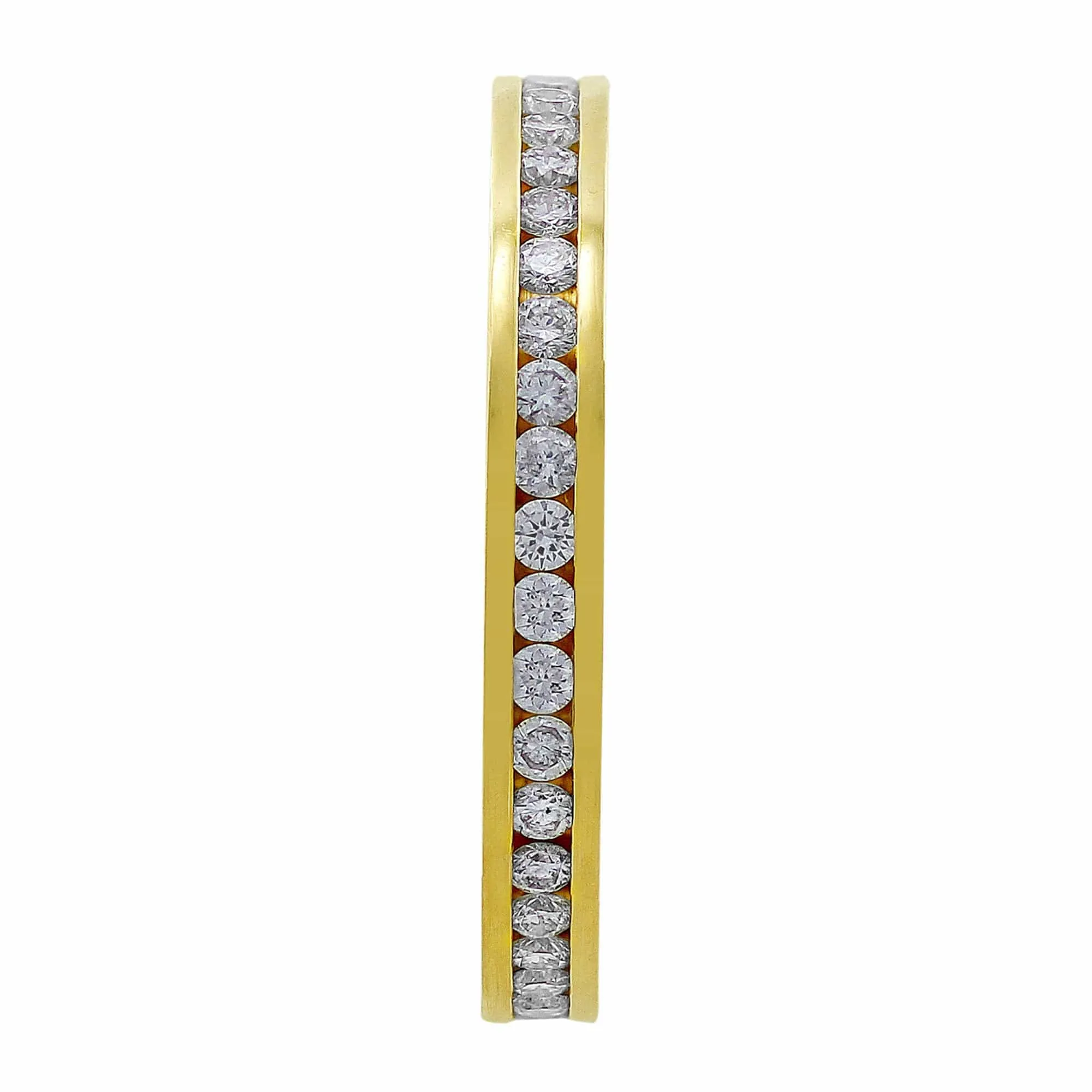 18kt Yellow Gold 0.59ctw Diamond Channel Set Eternity Band