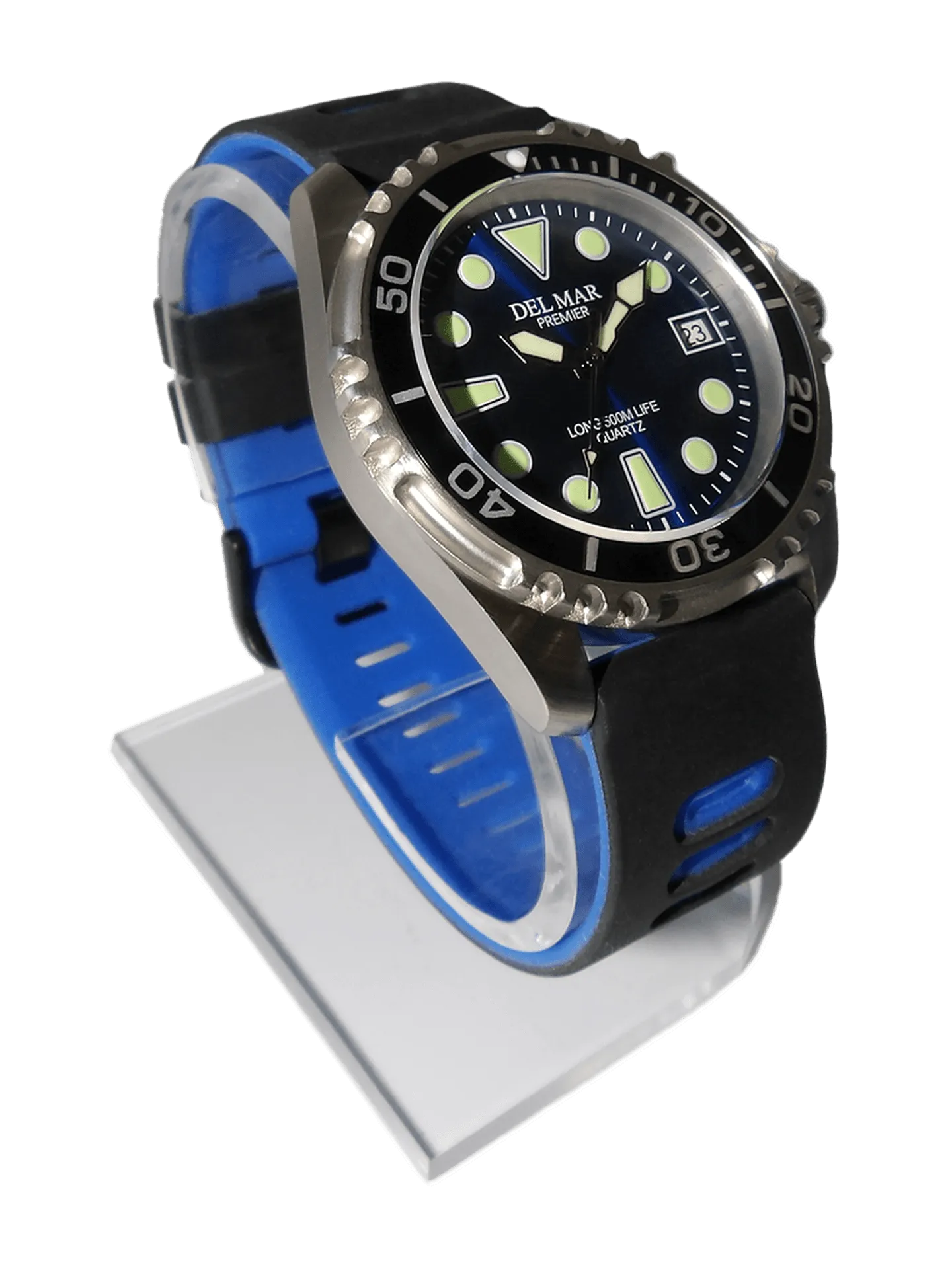 500 Meter Men's  Premier Pro Dive Watch #50459 - Blue Dial