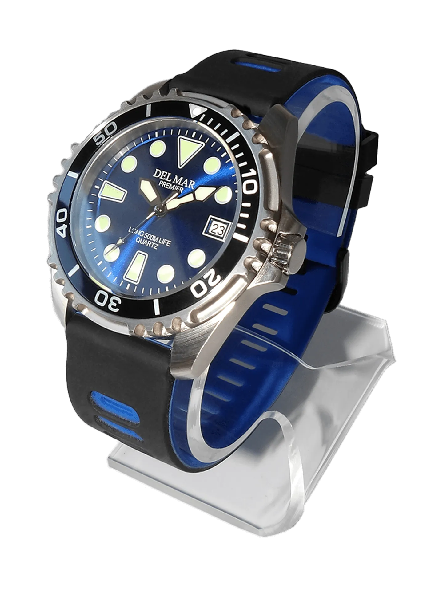 500 Meter Men's  Premier Pro Dive Watch #50459 - Blue Dial