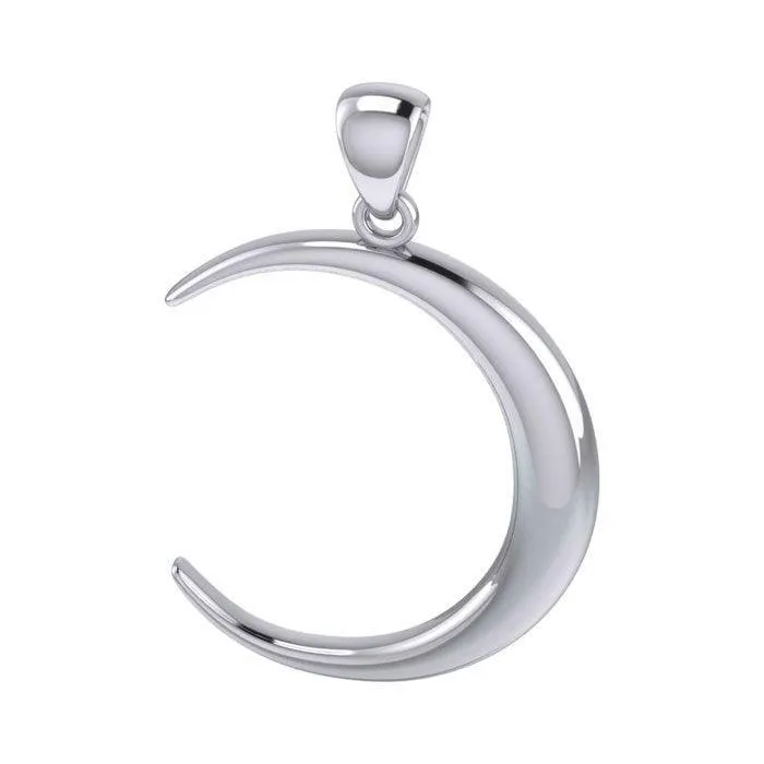 A Glimpse of the Crescent Moon Silver Pendant TPD5463