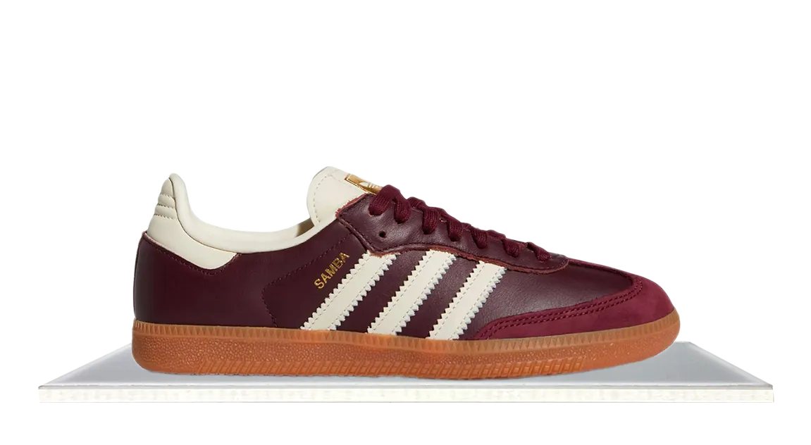 Adidas Samba Maroon Bordeaux Cream