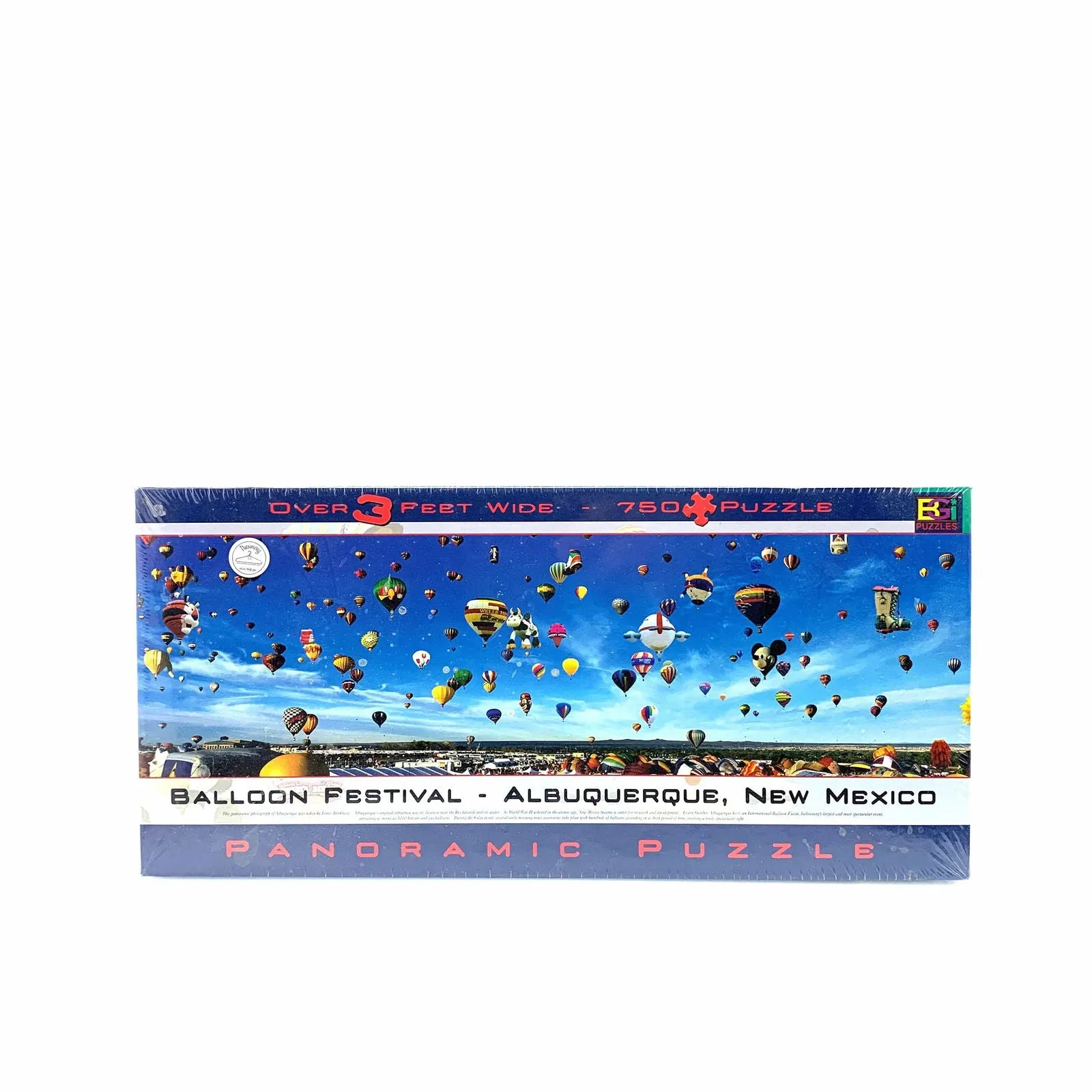 Albuquerque, NM | ‘Balloon Festival’ Panoramic Jigsaw Puzzle | 750 Pc | NEW