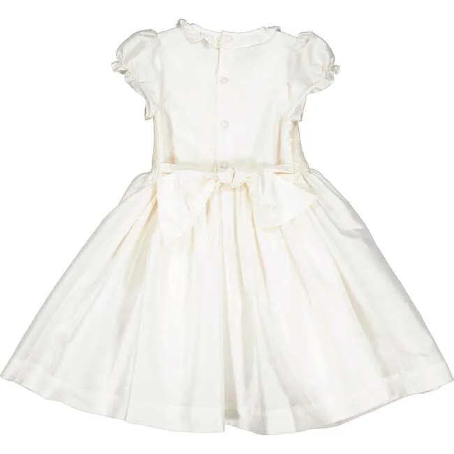 ANTOINETTE PARIS~ Columbe silk smocked dress