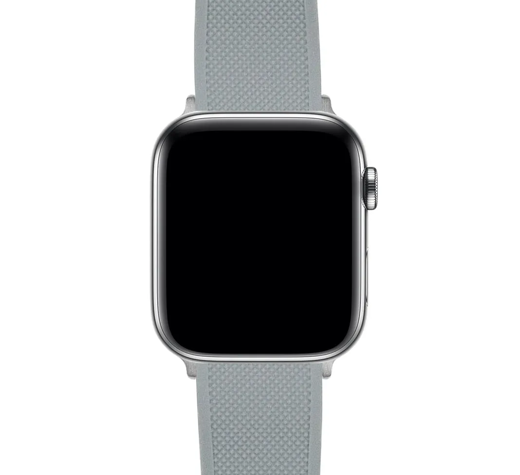 Apple Watch Elite Silicone Cool Grey Top Black Bottom Watch Band