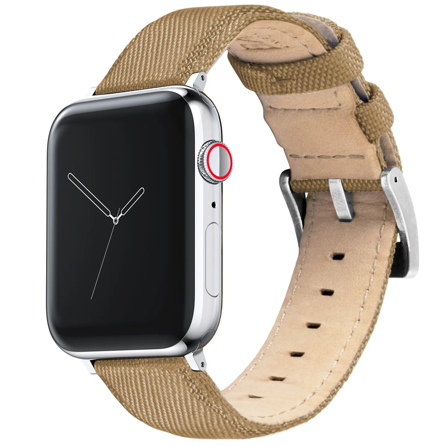 Apple Watch Khaki Tan Sailcloth Watch Band