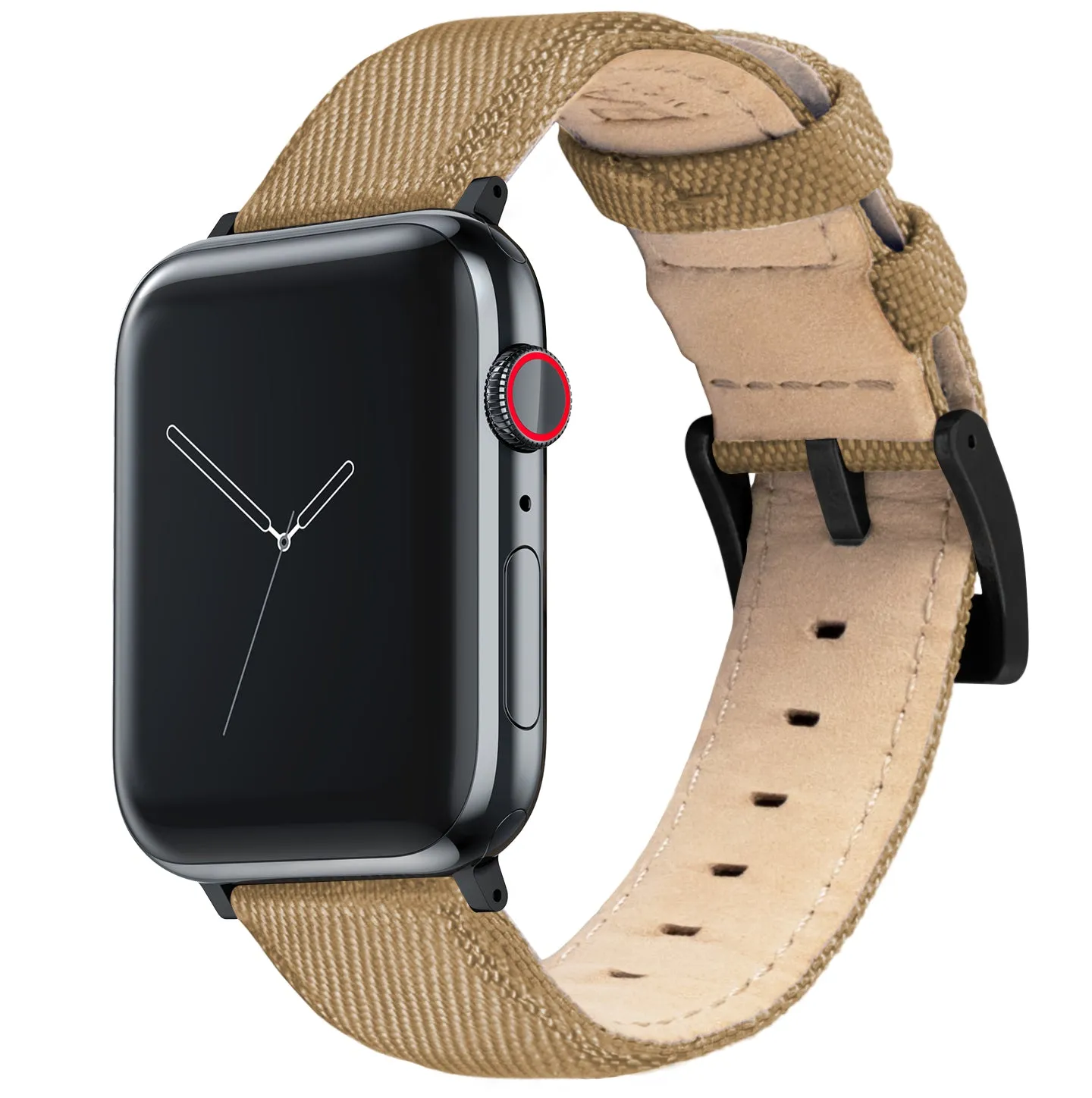 Apple Watch Khaki Tan Sailcloth Watch Band