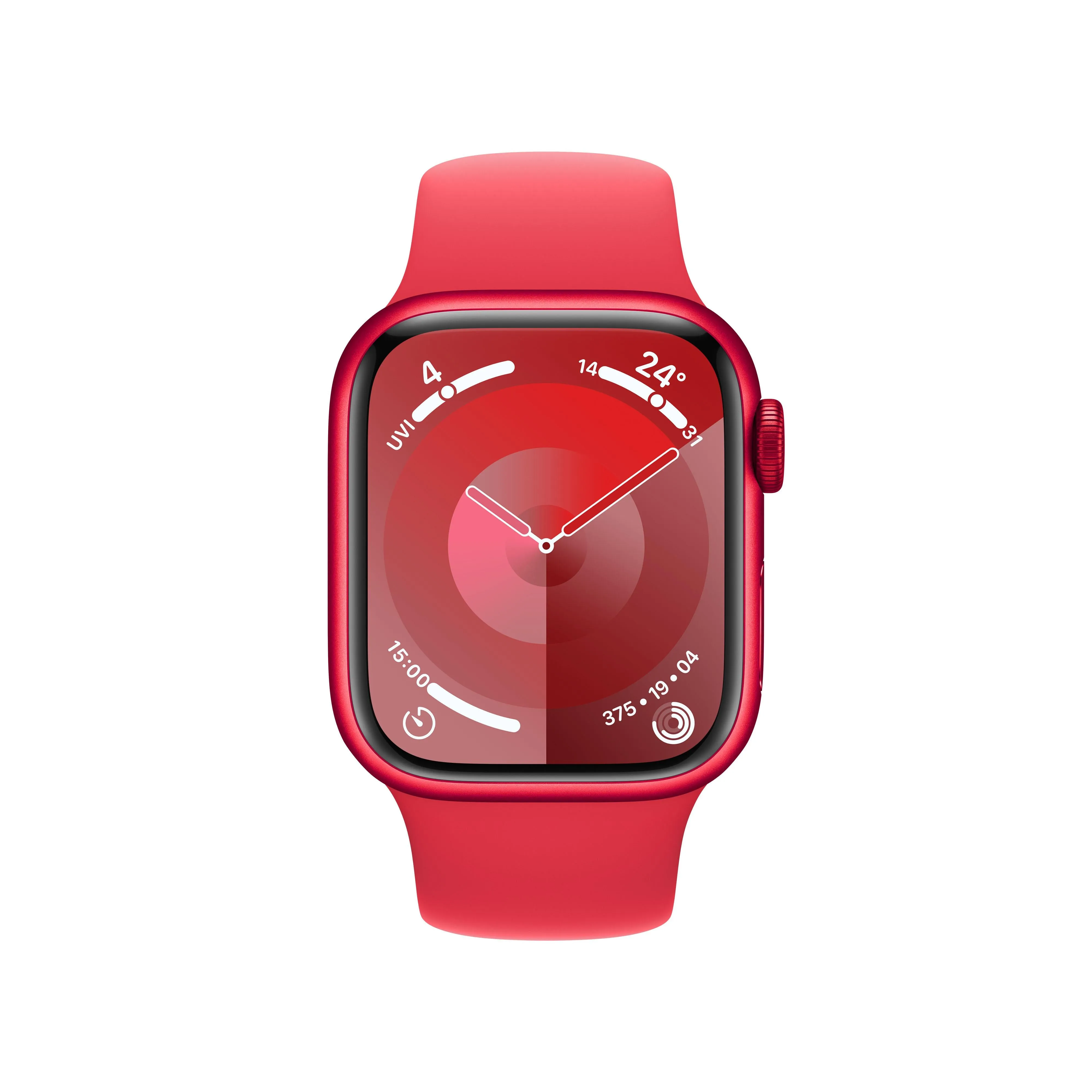 Apple Watch Series 9 GPS   Cellular 41mm (PRODUCT)RED Aluminium Case with (PRODUCT)RED Sport Band - S/M