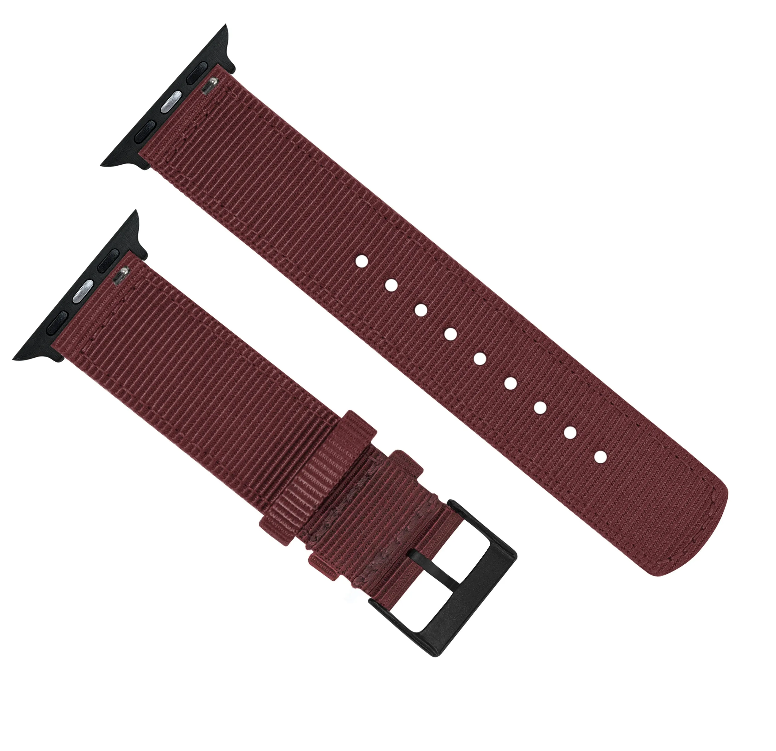 Apple Watch Two Piece NATO® Style Merlot Watch Band (SALE)