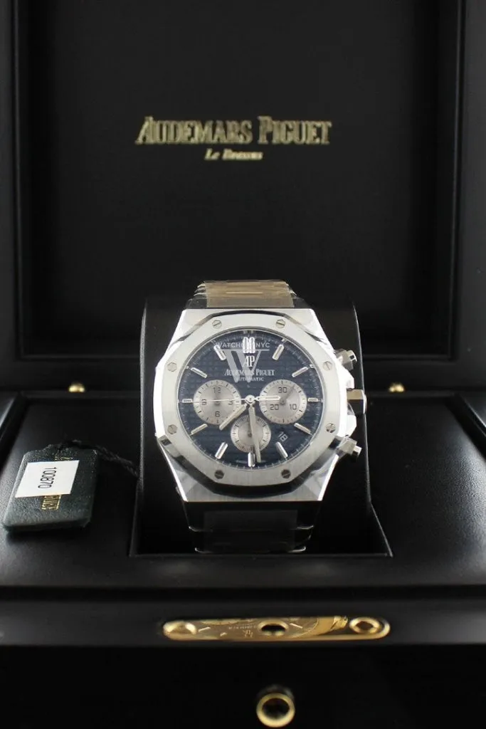 Audemars Piguet Royal Oak 41mm Blue Dial Stainless Steel Bracelet Men's Watch 26331ST.OO.1220ST.01 DCM