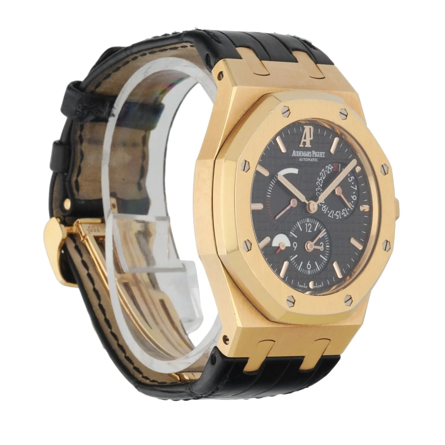 Audemars Piguet Royal Oak Dual Time 26120OR 18K Rose Gold Men's Watch W/Box & Papers