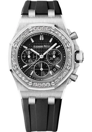 Audemars Piguet Royal Oak Offshore Chronograph Watch-Black Dial 37mm-26231ST.ZZ.D002CA.01