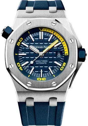 Audemars Piguet Royal Oak Offshore Diver Watch-Blue Dial 42mm-15710ST.OO.A027CA.01