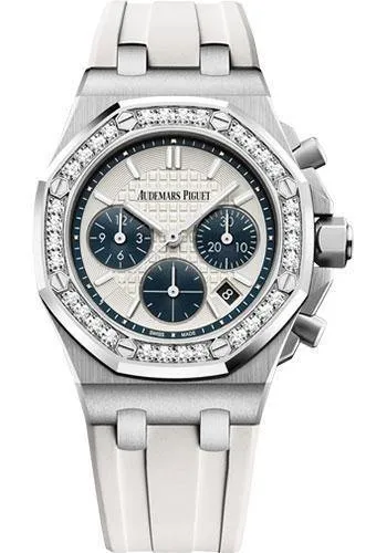 Audemars Piguet Royal Oak Offshore Selfwinding Chronograph Watch-Silver Dial 37mm-26231ST.ZZ.D010CA.01