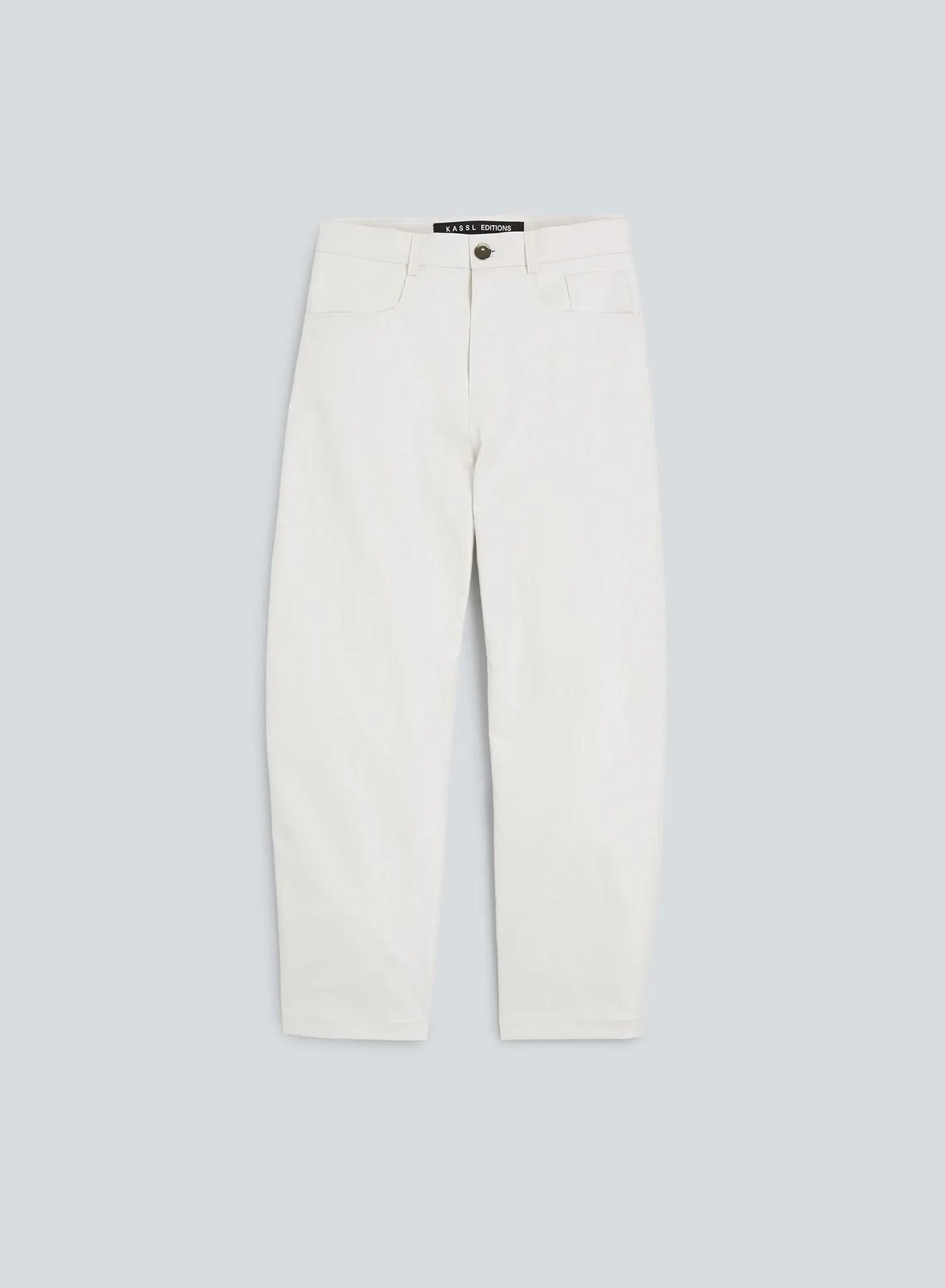 Balloon trousers oil | white