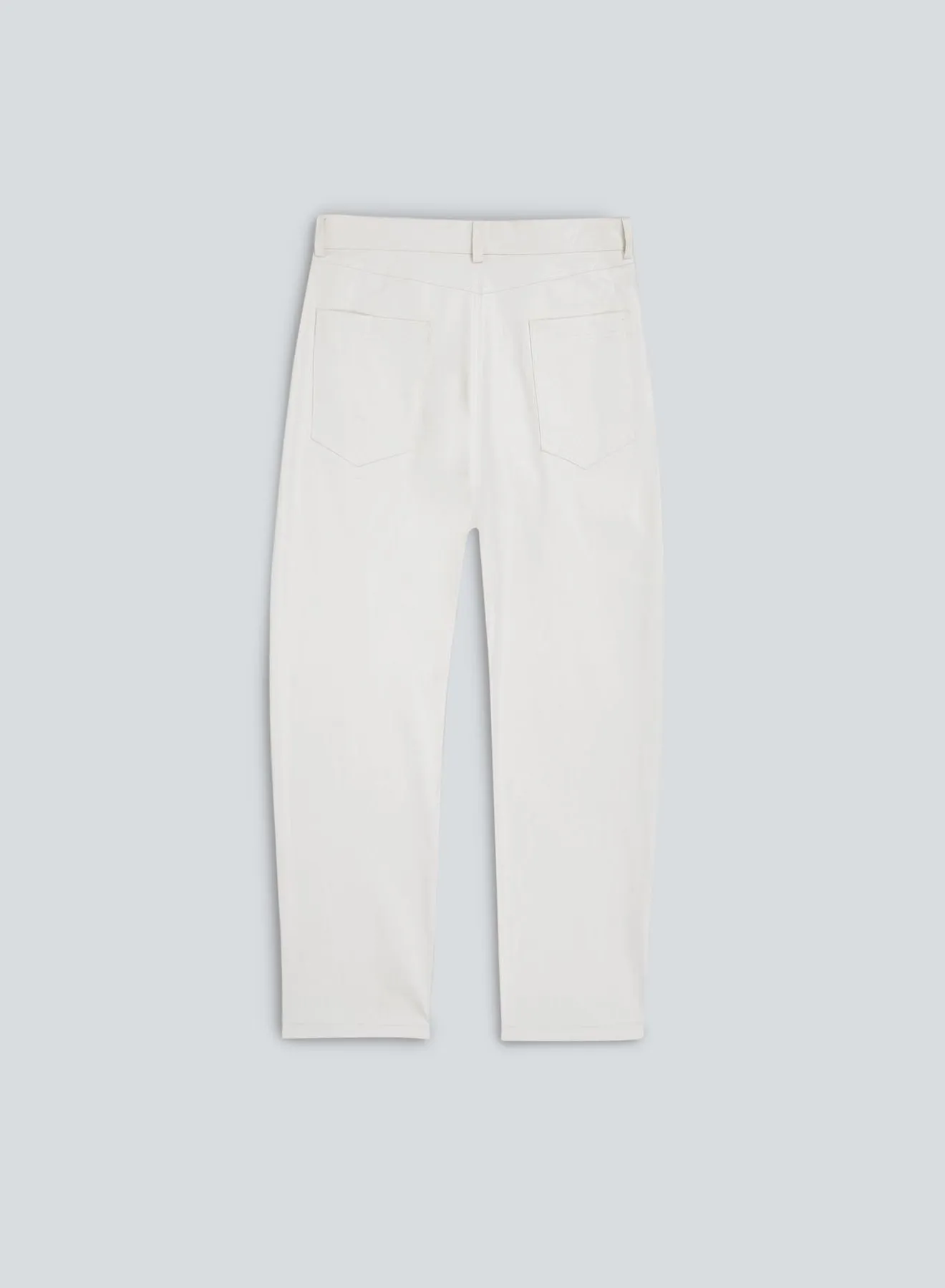 Balloon trousers oil | white