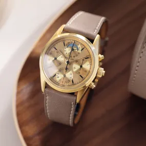 Beyer Split Seconds Moon Phase Chronograph in 18kt Yellow Gold