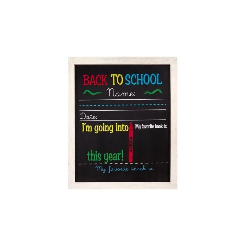 Birthday And School Chalkboard