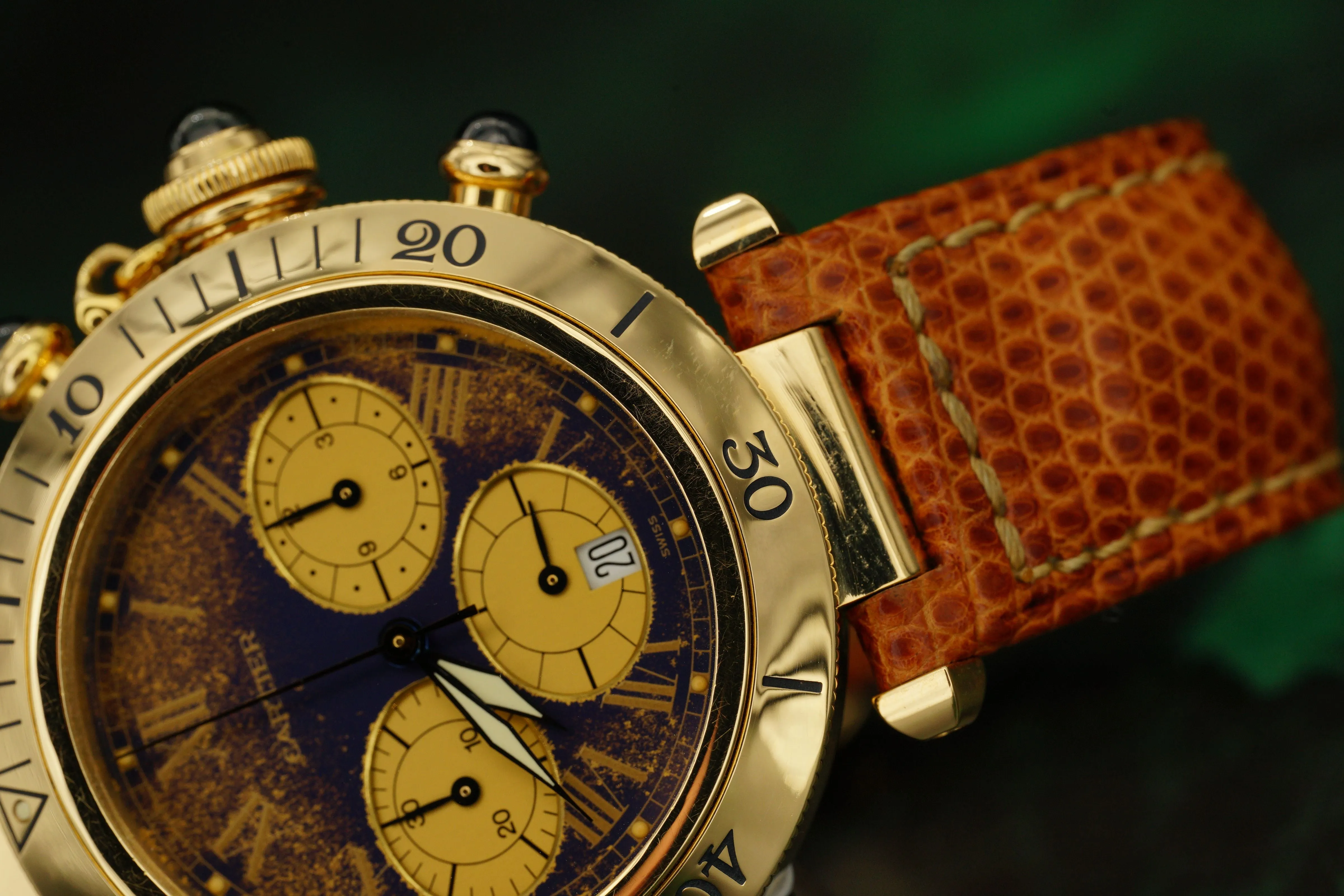 Cartier Pasha de Cartier | Chronograph | Ref. 30009 in 18k Gelbgold | Full Set 1993