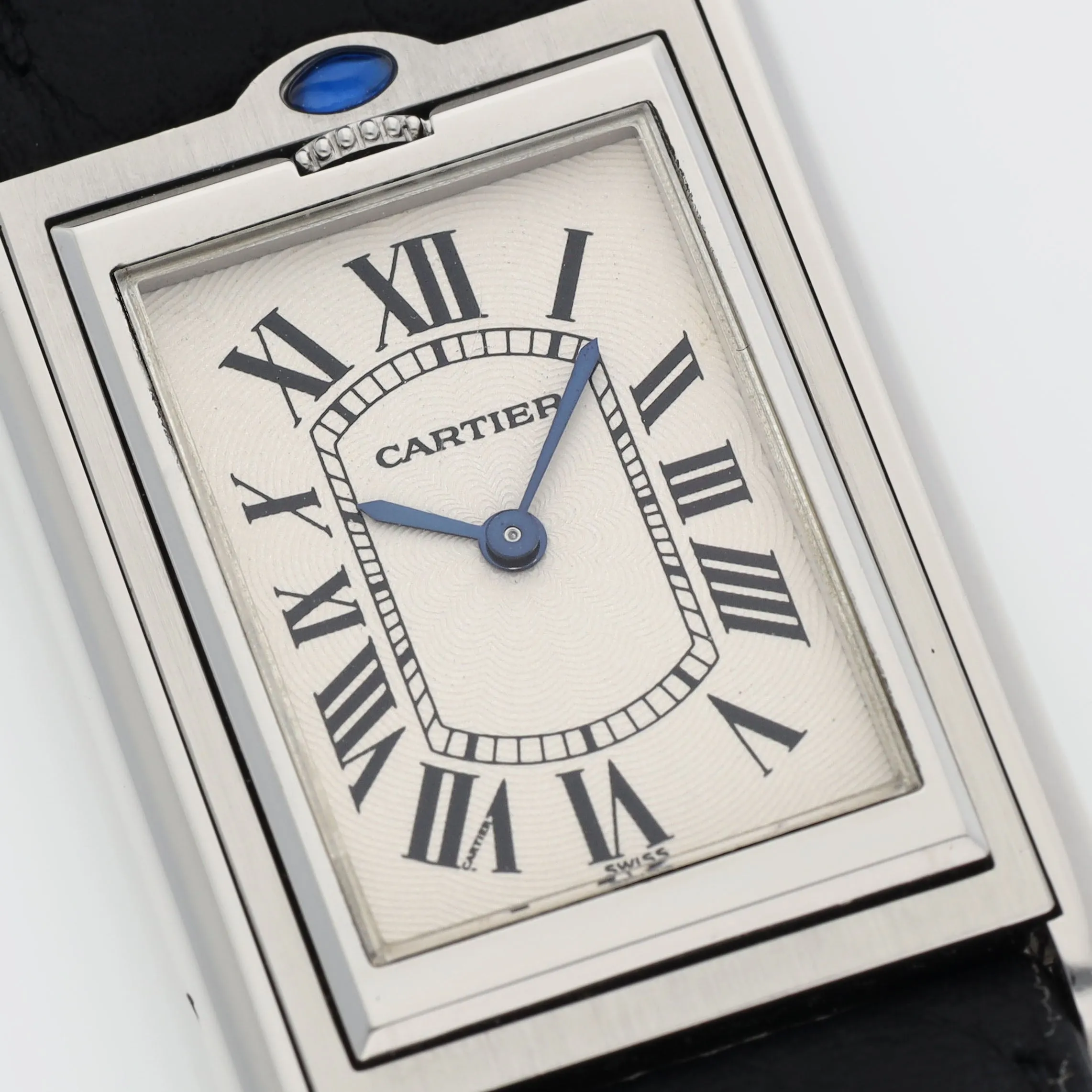 Cartier Tank Basculante 2390 Steel Manual Wind Full Size