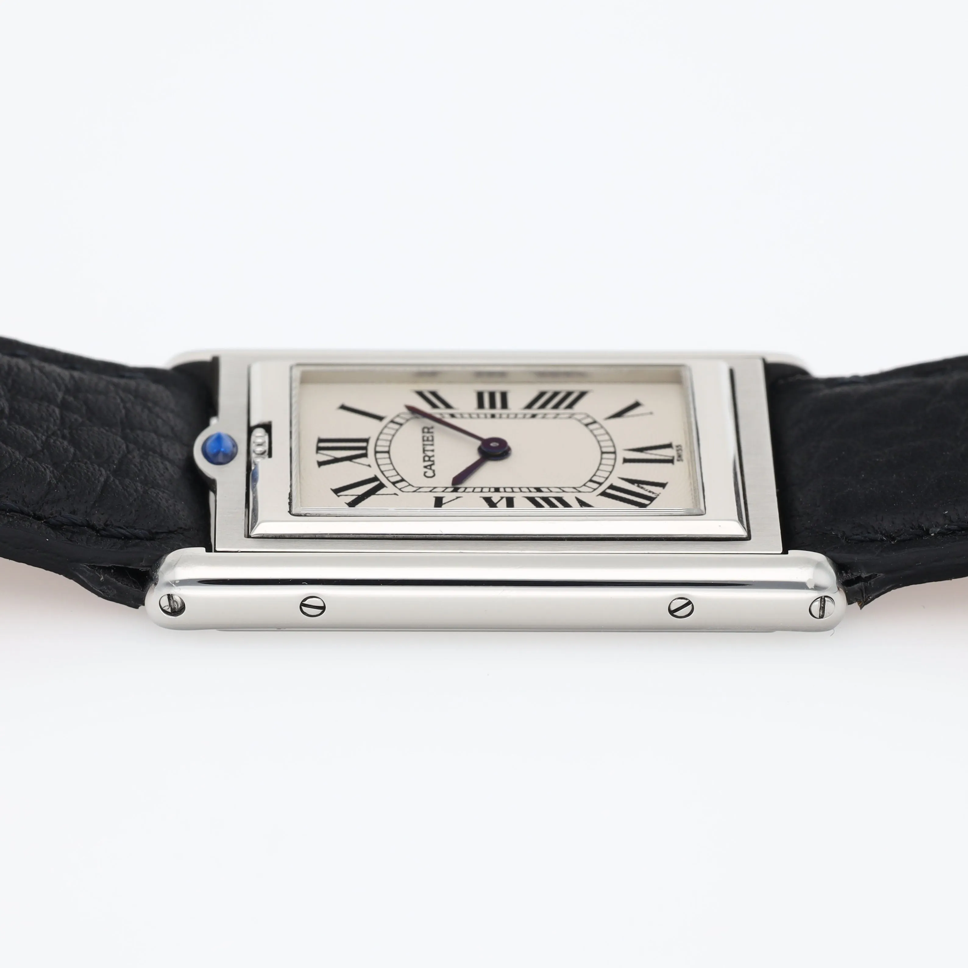 Cartier Tank Basculante 2390 Steel Manual Wind Full Size