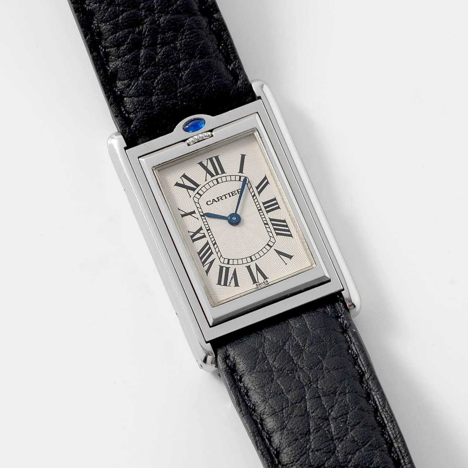 Cartier Tank Basculante 2390 Steel Manual Wind Full Size