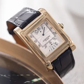 Cartier Tank à Vis "Wandering Hours" CPCP ref 2553