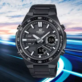 Casio Edifice Digital-Analogue Black Dial Watch | EFV-C110DC-1AVDF