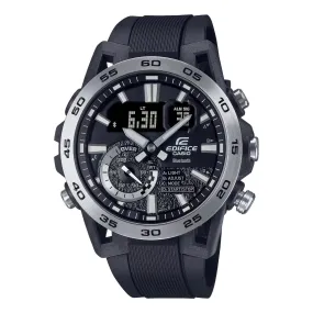 Casio Edifice SOSPENSIONE Black Strap Men's Watch| ECB-40P-1ADF