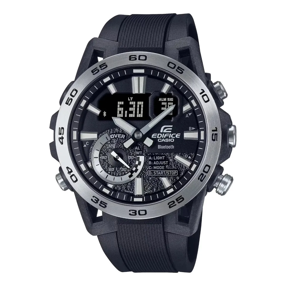 Casio Edifice SOSPENSIONE Black Strap Men's Watch| ECB-40P-1ADF