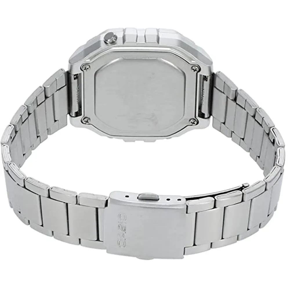 Casio "Illuminator" Digital Stainless Steel Men's Watch| W-218HD-1AVDF