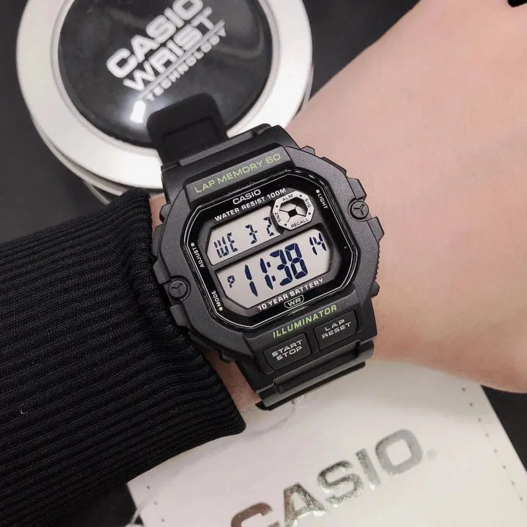 Casio "Illuminator" Sports Digital Men's Watch| WS-1400H-1AVDF