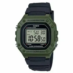 Casio "Illuminator" Youth Digital Men's Watch| W-218H-3AVDF