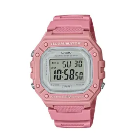 Casio "Illuminator" Youth Unisex Digital Watch| W-218HC-4AVDF