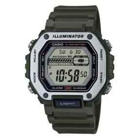 Casio Sports Digital Green Dial Men's Watch | MWD-110H-3AVDF