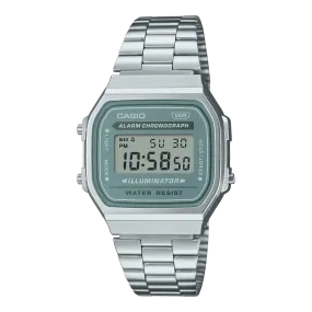 Casio Vintage Grey Digital Stainless Steel Men's Watch| A168WA-3AYDF