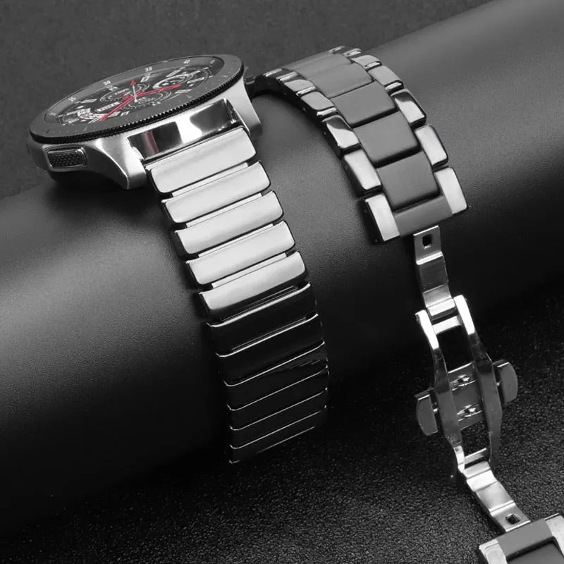 Ceramic strap for Samsung Galaxy ,Huawei and Amazfit watch