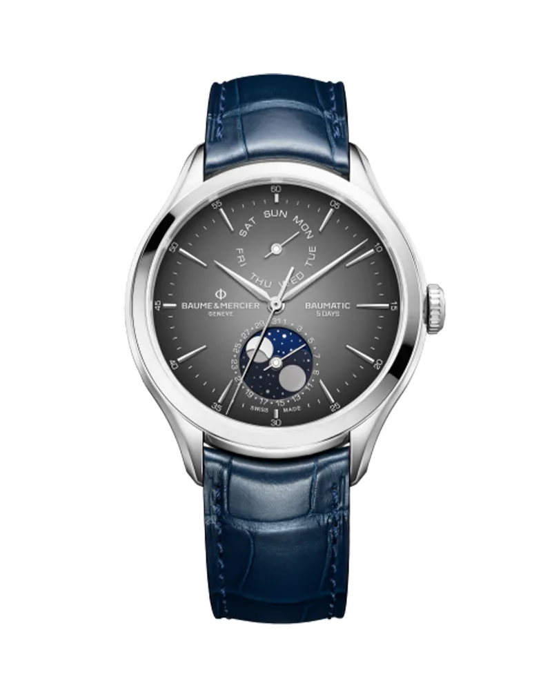 CLIFTON 10548, AUTOMATIC WATCH, DAY, DATE, MOON PHASE - 42 MM