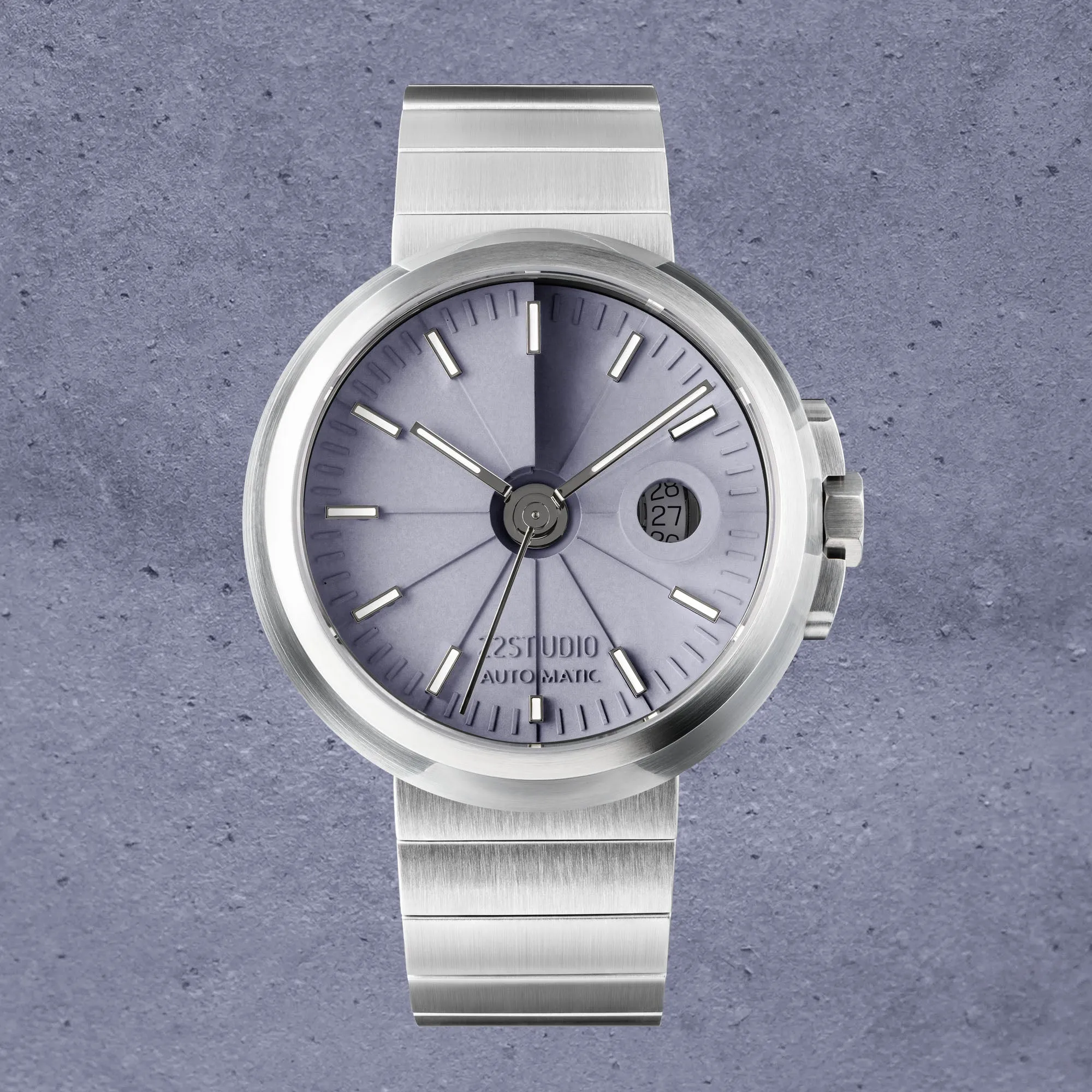 Concrete Watch Automatic 45mm Sport Edition_Purple Ash