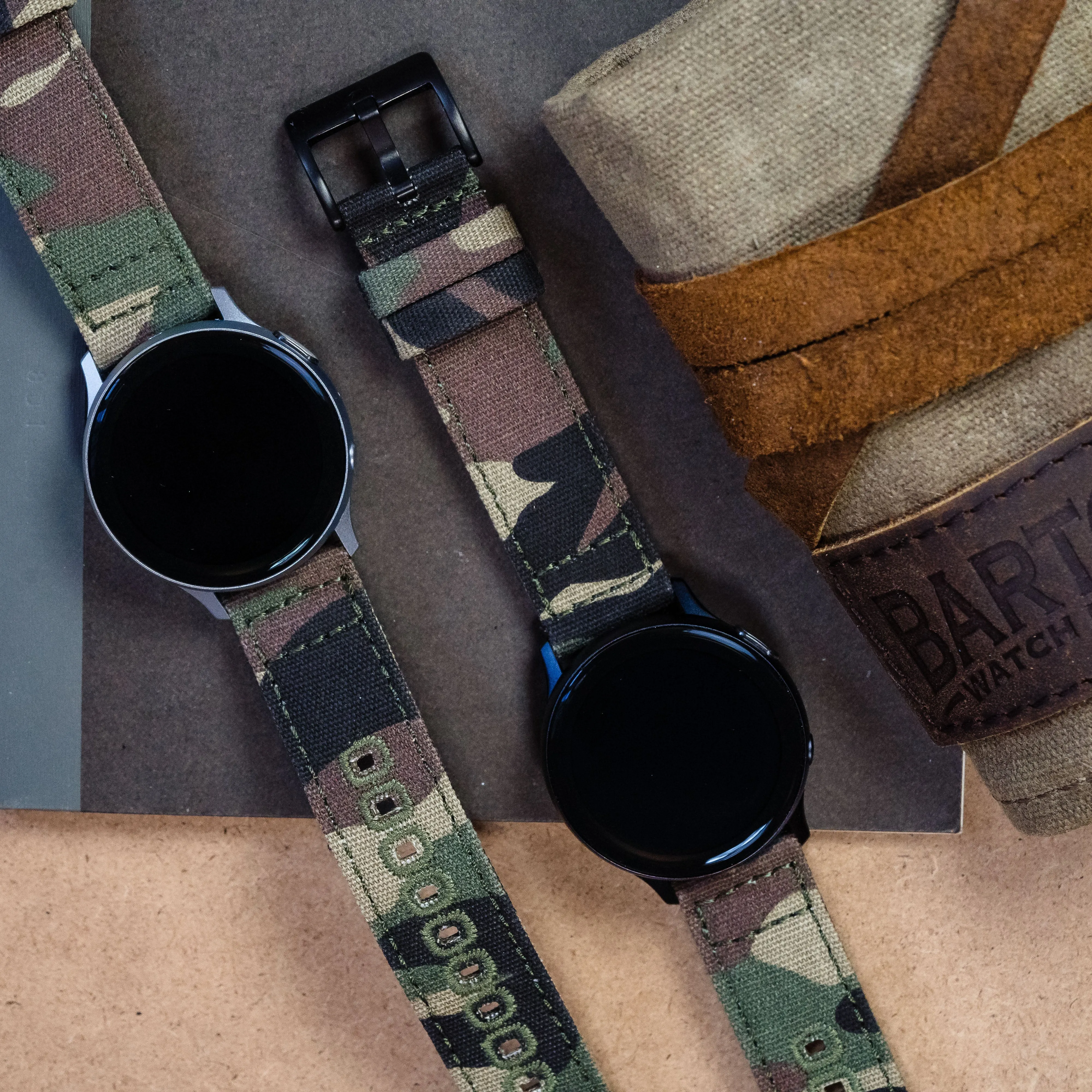 Copy Of Samsung Galaxy Watch6 Camouflage Canvas Watch Band