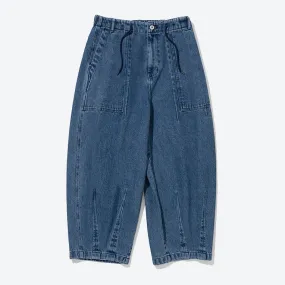 Denim Balloon Pants - Indigo Washed