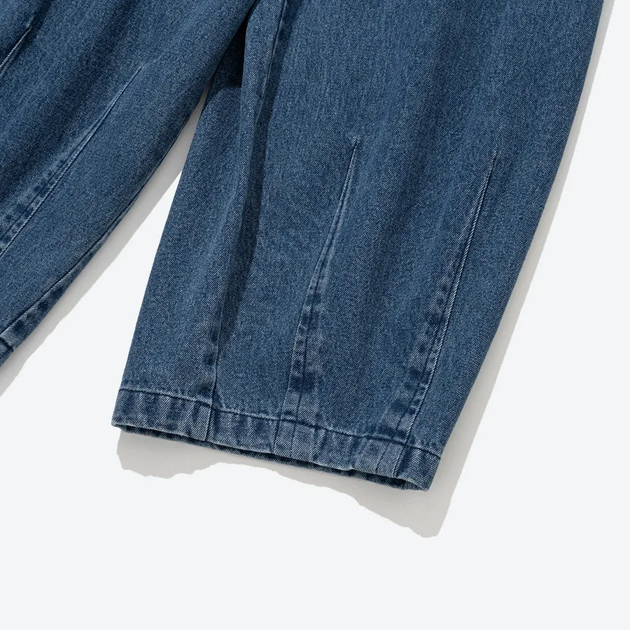 Denim Balloon Pants - Indigo Washed