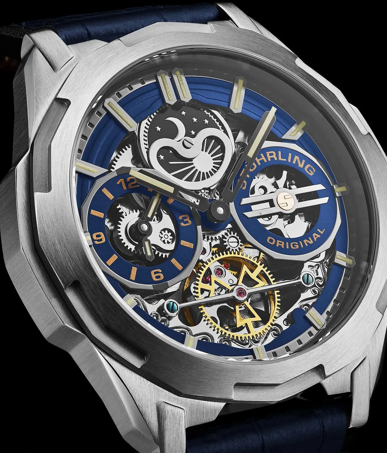 Dual Time Automatic Navigator 46mm Skeleton