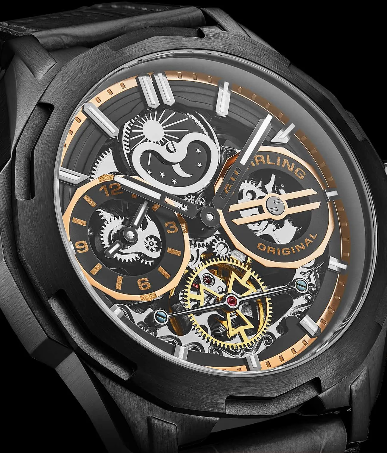 Dual Time Automatic Navigator 46mm Skeleton