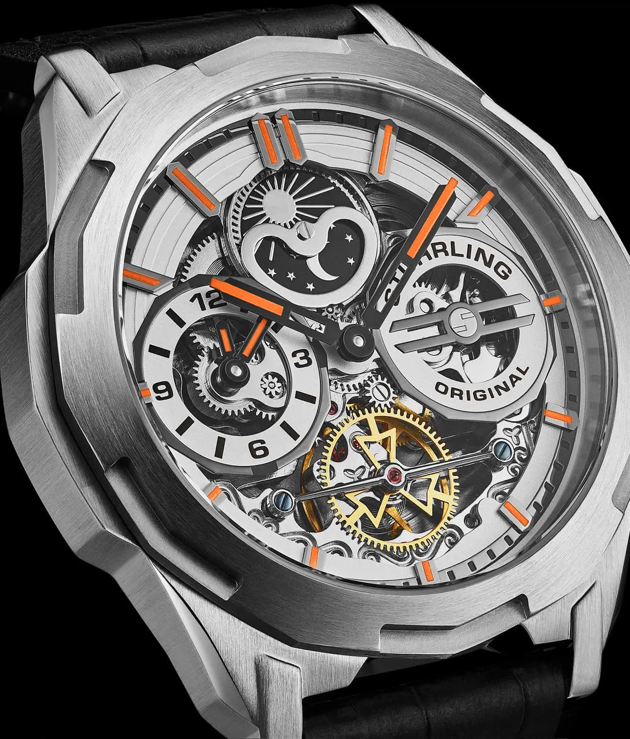 Dual Time Automatic Navigator 46mm Skeleton