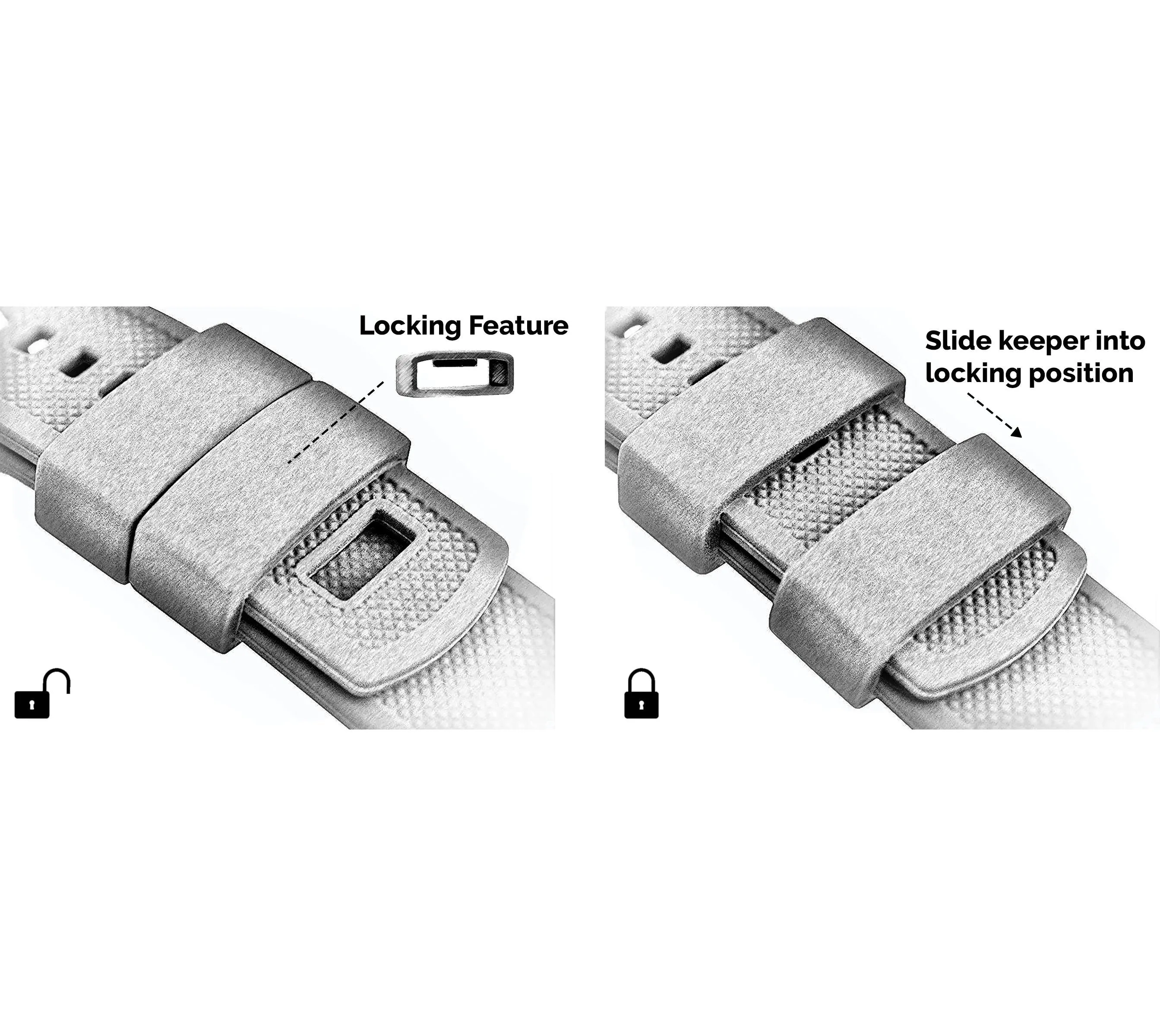 Flatwater Elite Silicone Watch Band