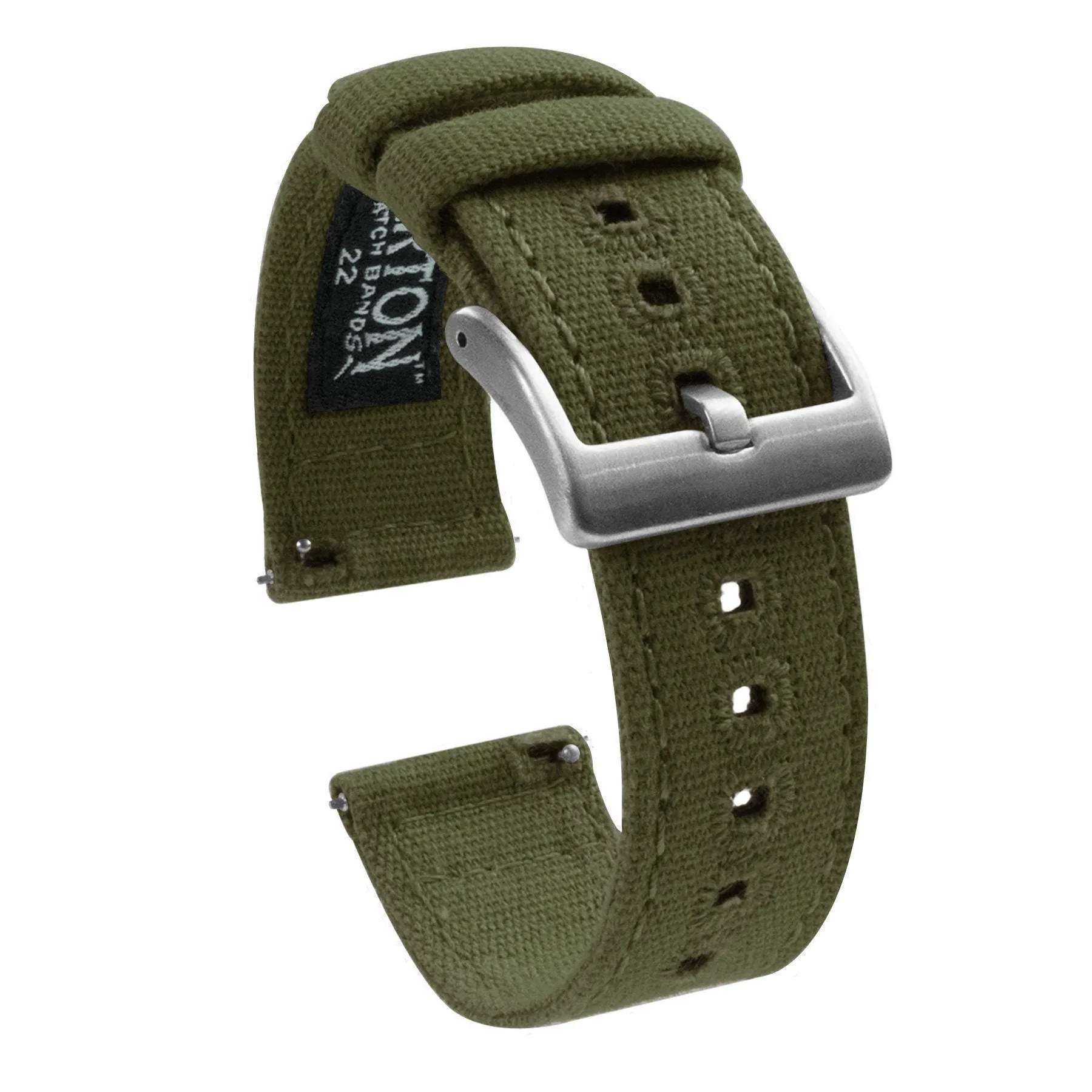 Gear S3 Classic Army Green Canvas Watch Band