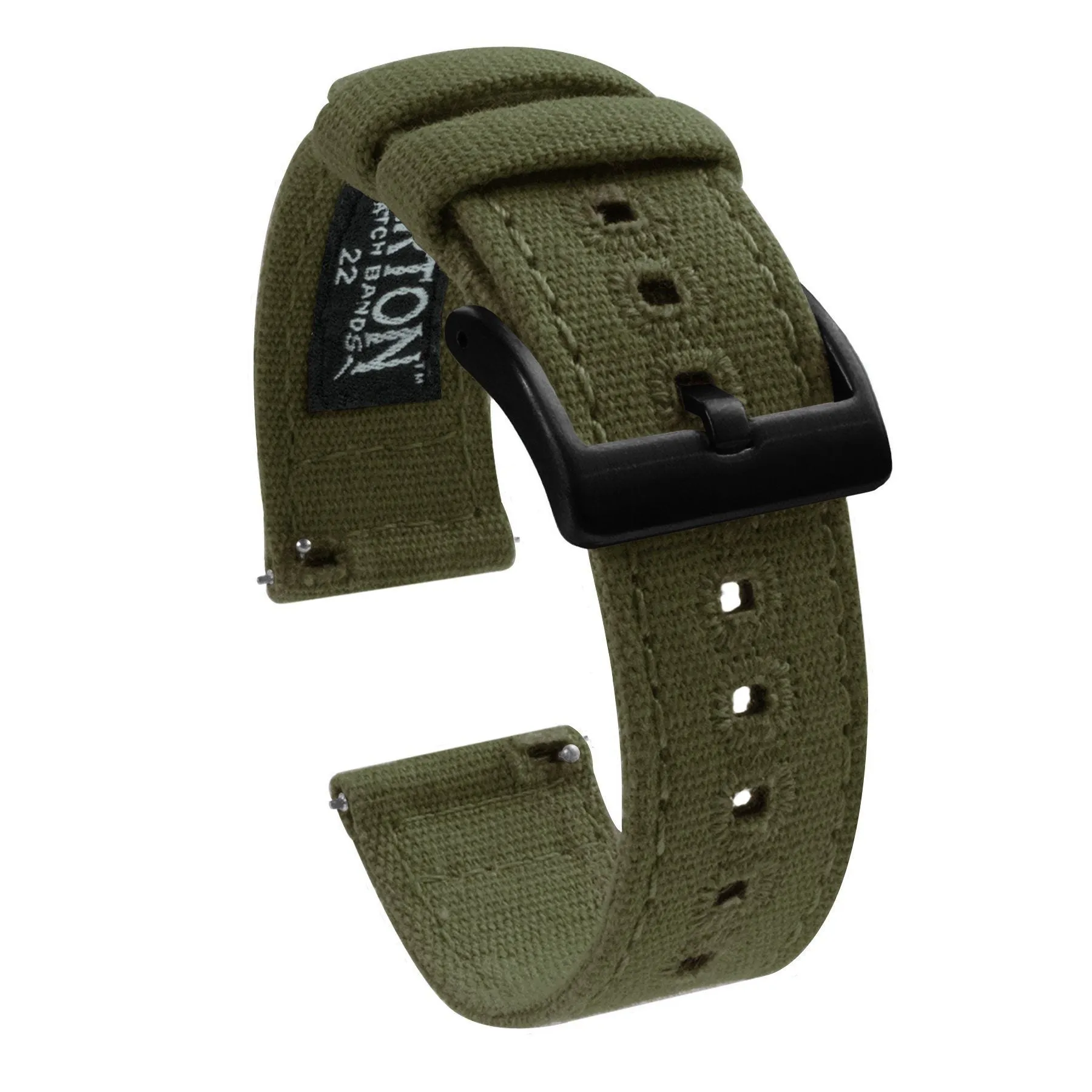 Gear S3 Classic Army Green Canvas Watch Band