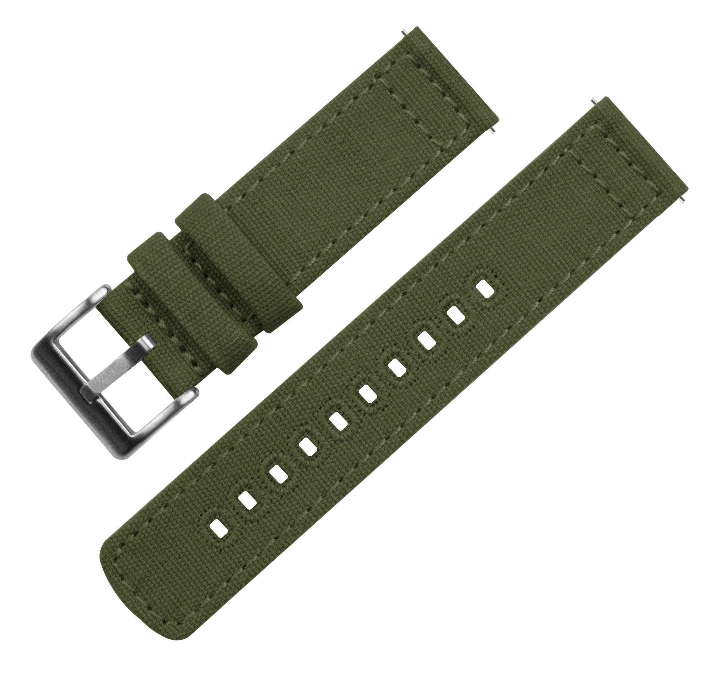 Gear S3 Classic Army Green Canvas Watch Band