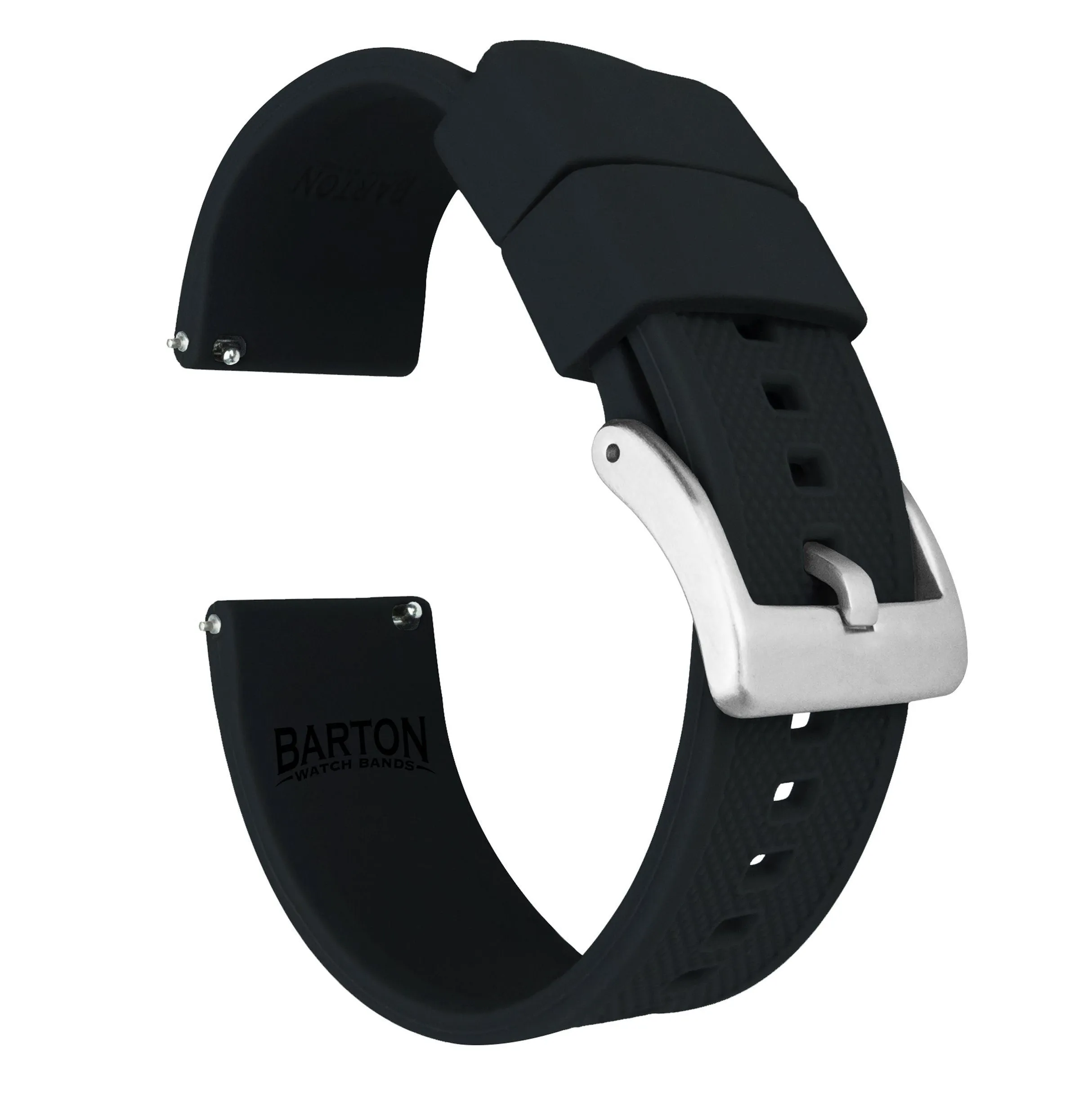 Gear Sport Elite Silicone Black Watch Band